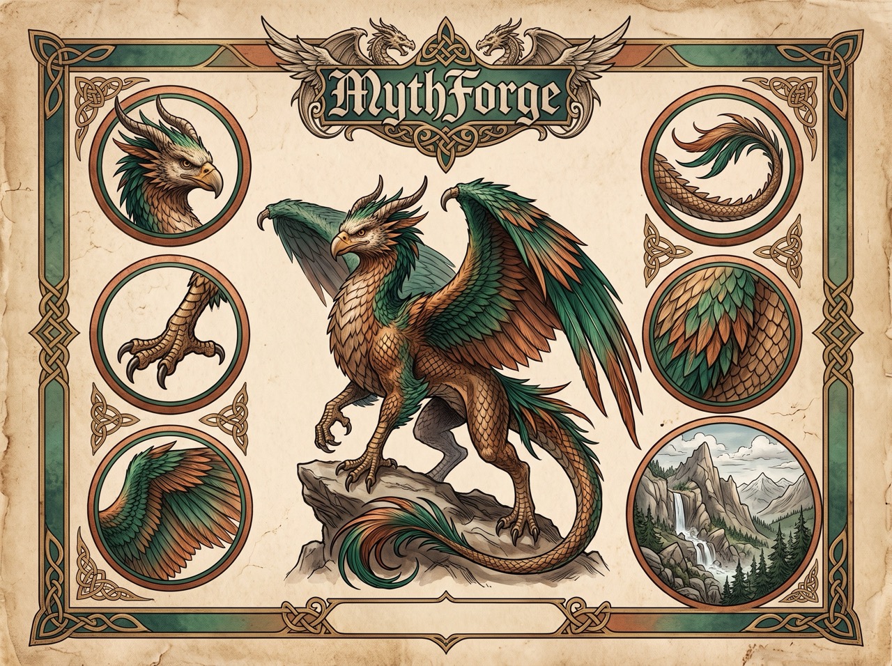 MythForge Crest Sheet